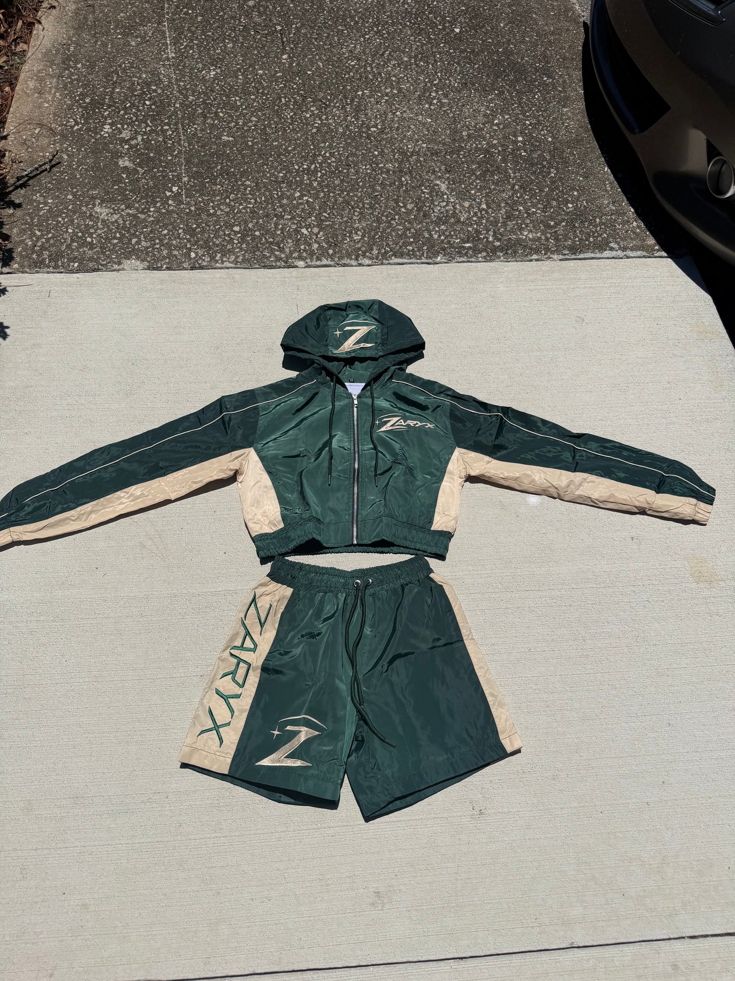 ZARYX Nylon Windbreaker Set